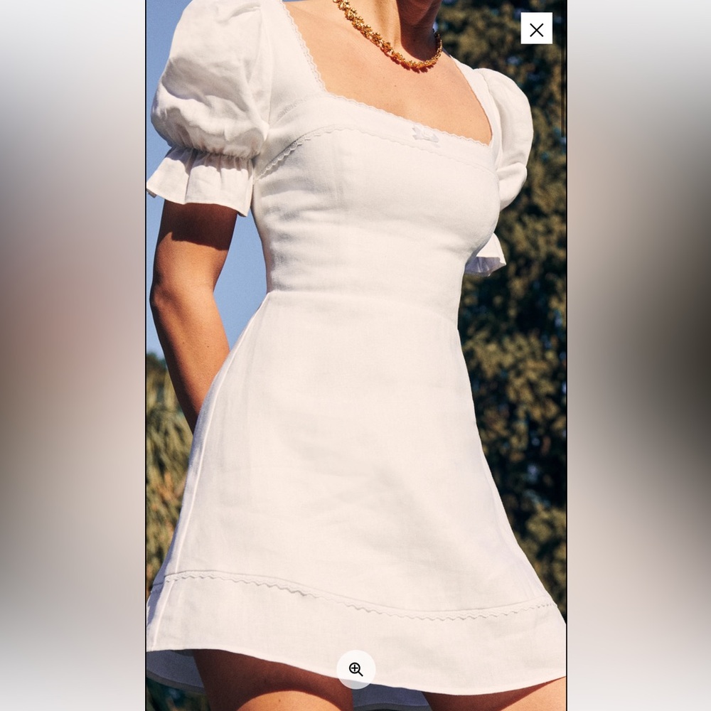 Reformation Evianna Linen Dress